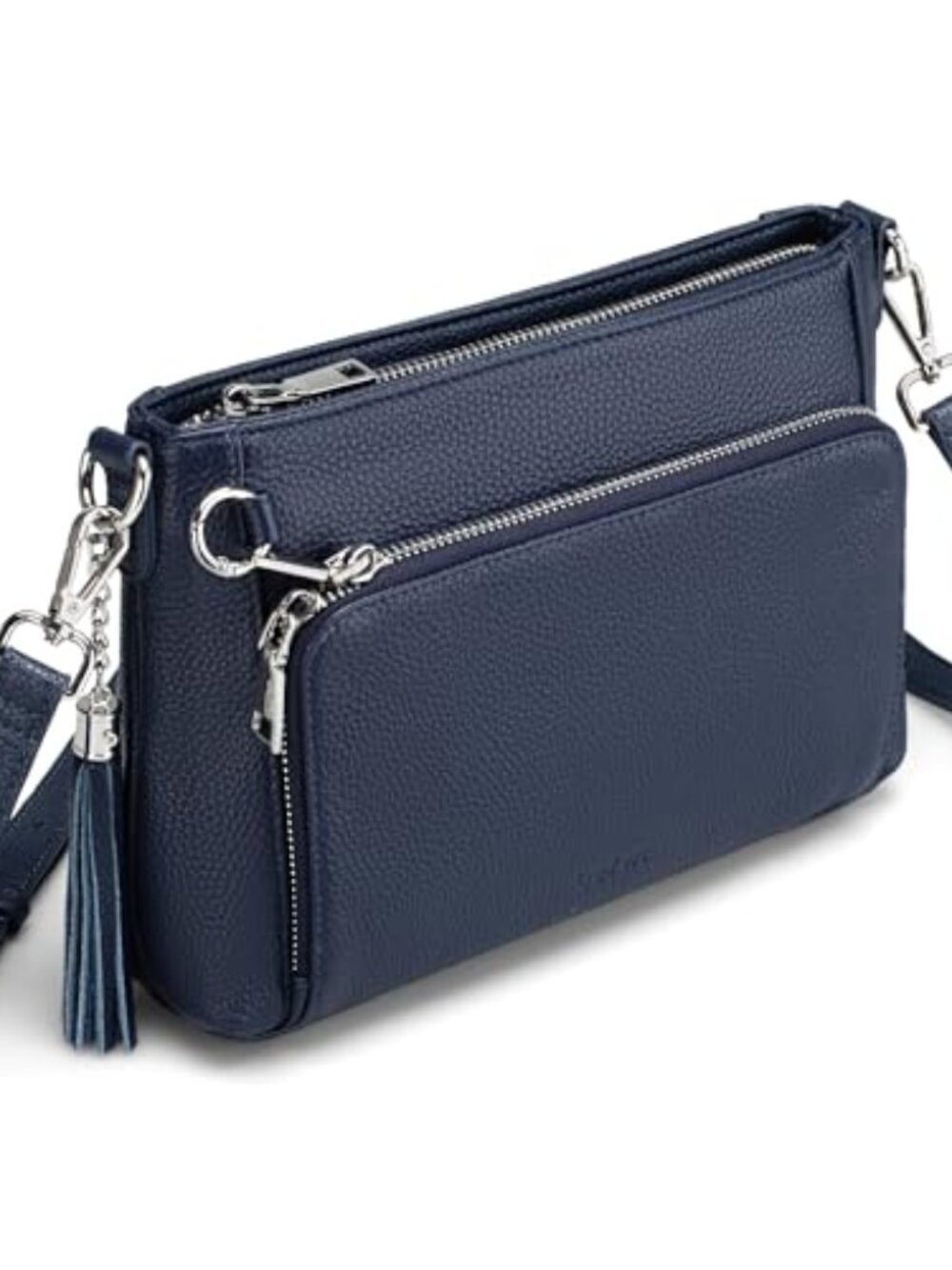 🆕 Genuine Leather Crossbody Bag Medium Shoulder Bag Anti Theft Purse with RFID